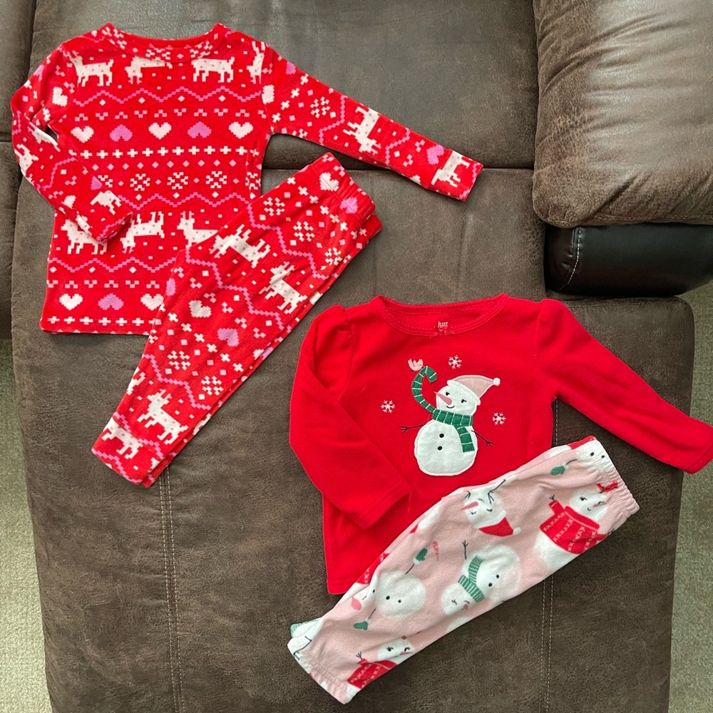 18 Month Winter Kids Pajama Sets